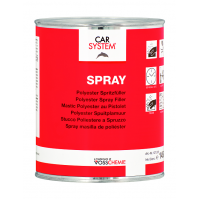 127978 2К Полиэфирная напыляемая шпатлевка "Spray" серая (1,5кг) CarSystem