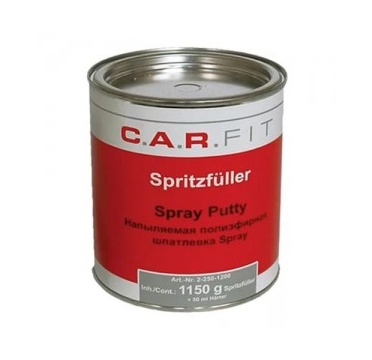 2K Шпатлевка полиэфирная напыляемая Spray 1,2 кг (включая отвердитель) CarFit
