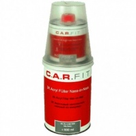 2К Наполнитель "мокрый по-мокрому" 6:1 темно-серый (0,9+0,150кг) комплект CarFit