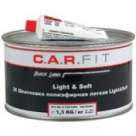 2К Шпатлевка полиэфирная легкая Light&Soft (1,3 кг) CarFit