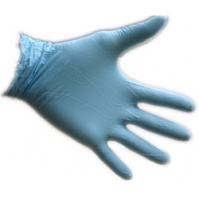 Перчатки нитриловые одноразовые синие "L" MULTIFULLER