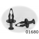 01680 клипса автомобильная GM