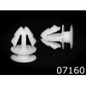 07160 клипса автомобильная крепление молдинга Audi/Seat/Skoda/VW