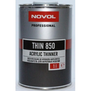 THIN 850 Разбавитель для акриловых продуктов 0,5л стандартный NOVOL