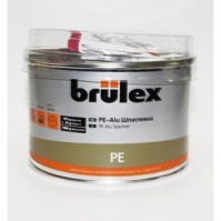 PE-Шпатлевка с алюминиевым наполнителем (с отвердит.) Brulex 12 x 1 kg