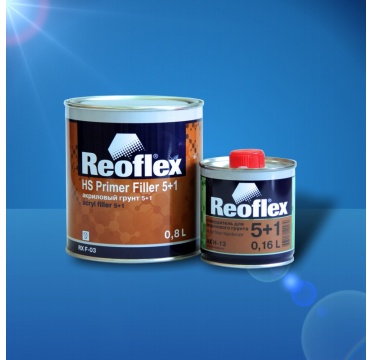 Грунт Акриловый  2K 5+1 черный  0,8 л (0,16л) REOFLEX 