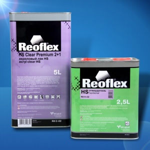 Лак Акриловый  2K НS  5 л (2,5л) REOFLEX 
