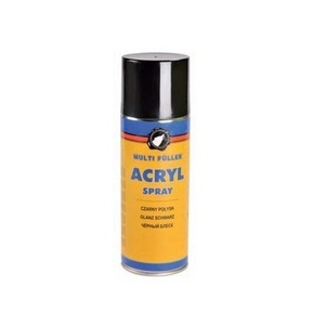 Краска аэрозоль SPRAY черный глянцевый 0,4л MULTIFULLER