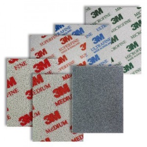 03810 Абразивные губки SOFTBACK, 115 х 140 мм, Р 400, Superfine / Сверхтонко 3M