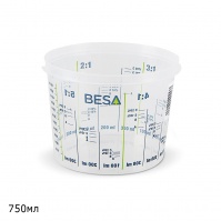 емкость пластиковая мерная BESA (750мл)