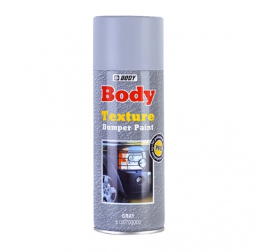 Аэрозольная краска Body д/бампера текстурная   сер. 0,4 л