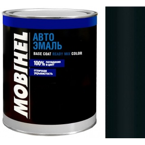 Автоэмаль алкидная 000 черная МАТОВАЯ (1 л) MOBIHEL