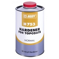 Отвердитель BODY PRO H753 NORMAL для 2K лаков и 2K акриловых эмалей бесцвет. 0,5 л
