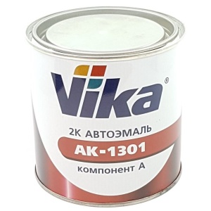 VIKA акриловая автоэмаль АК-1301 Белая 233      0,85 кг.