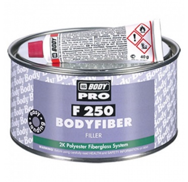 Шпатлевка Body 250 FIBER  зел. 0,25 кг