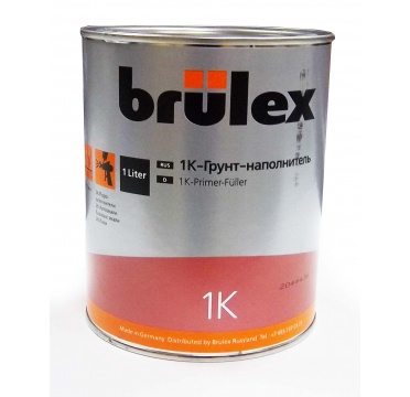 1K-Грунт-наполнитель (серый РФ) Brulex 6 x 1 ltr