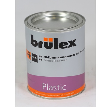 2К-Грунт-наполнитель для пластика Brulex 6 x 1 ltr